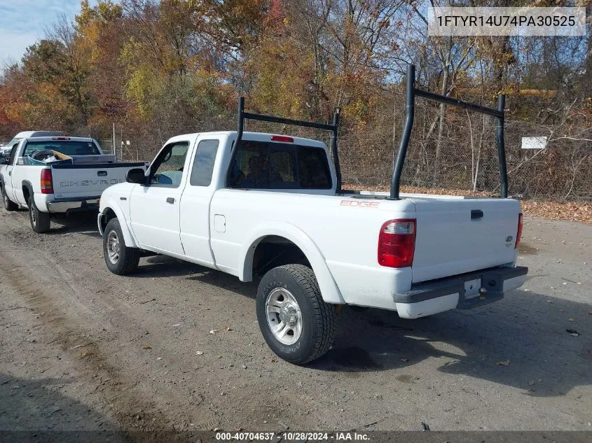 2004 Ford Ranger Edge/Tremor/Xl/Xlt VIN: 1FTYR14U74PA30525 Lot: 40704637