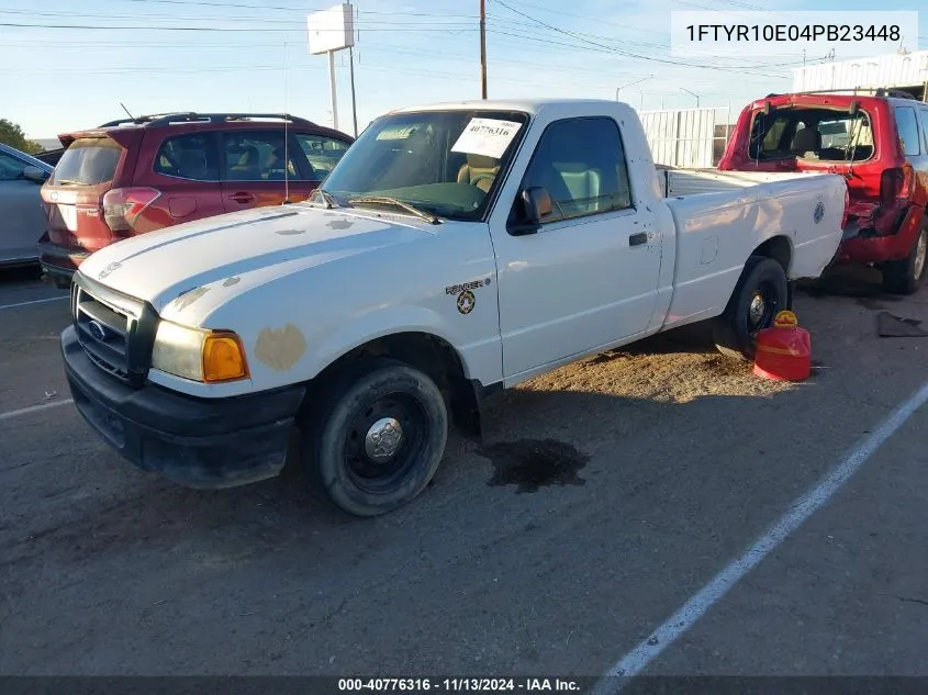 2004 Ford Ranger Xl Fleet VIN: 1FTYR10E04PB23448 Lot: 40776316