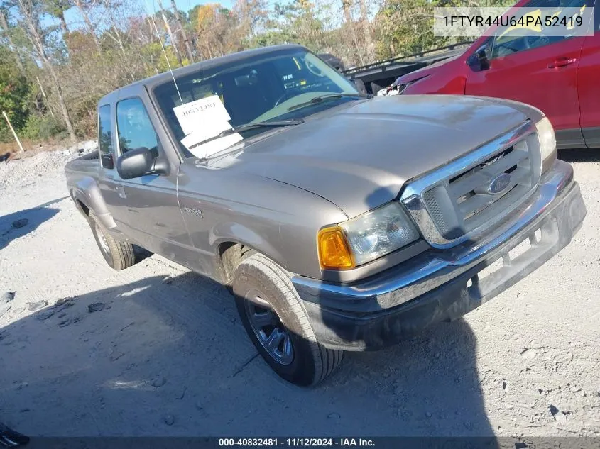 2004 Ford Ranger Edge Deluxe/Tremor Plus/Xlt Appearance VIN: 1FTYR44U64PA52419 Lot: 40832481