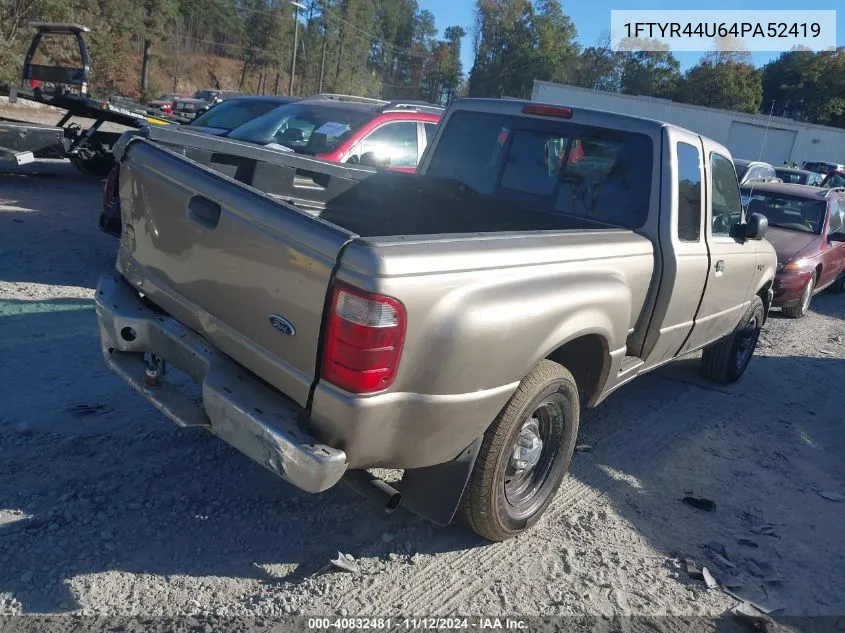 2004 Ford Ranger Edge Deluxe/Tremor Plus/Xlt Appearance VIN: 1FTYR44U64PA52419 Lot: 40832481