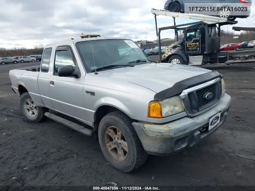 2004 Ford Ranger Xlt VIN: 1FTZR15E84TA16023 Lot: 40847856