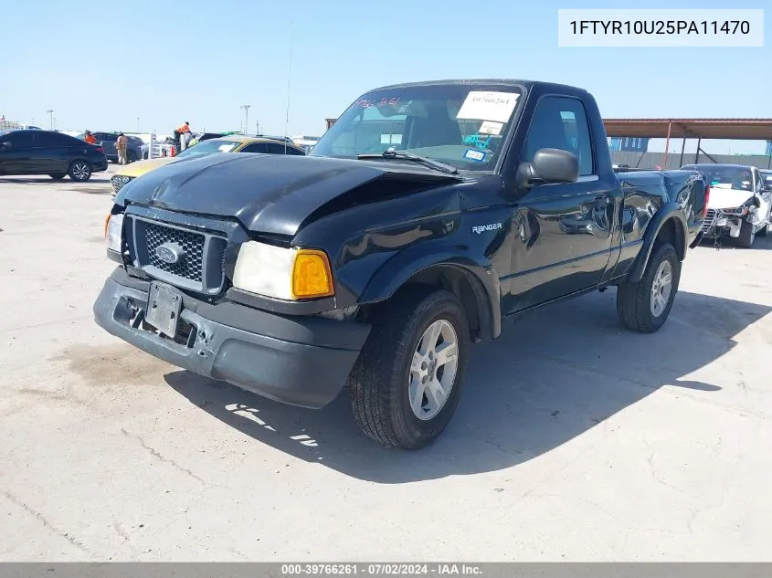 2005 Ford Ranger Edge/Stx/Xl/Xls/Xlt VIN: 1FTYR10U25PA11470 Lot: 39766261