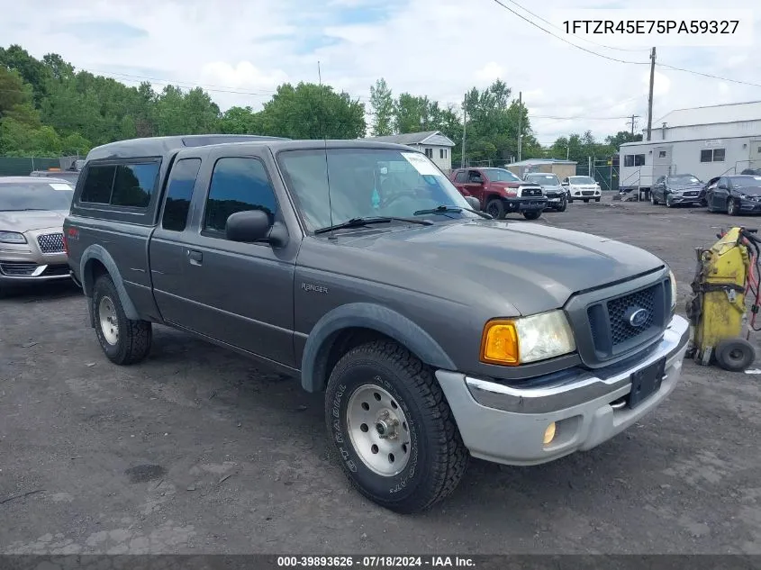 2005 Ford Ranger Edge/Fx4 Level Ii/Fx4 Off-Road/Xlt VIN: 1FTZR45E75PA59327 Lot: 39893626