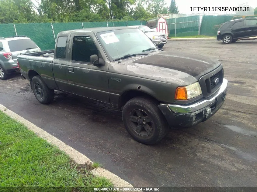 2005 Ford Ranger Edge/Xl/Xlt VIN: 1FTYR15E95PA00838 Lot: 40071370