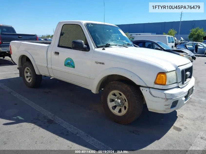 2005 Ford Ranger Edge/Stx/Xl/Xls/Xlt VIN: 1FTYR10U45PA76479 Lot: 40114302