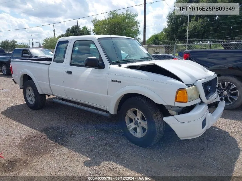 2005 Ford Ranger Edge/Xl/Xlt VIN: 1FTYR15E25PB09349 Lot: 40335795