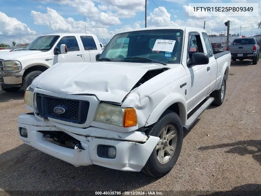 2005 Ford Ranger Edge/Xl/Xlt VIN: 1FTYR15E25PB09349 Lot: 40335795