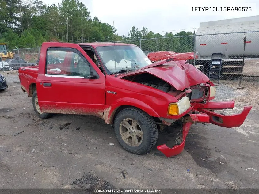 2005 Ford Ranger VIN: 1FTYR10U15PA96575 Lot: 40341752