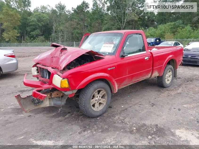 2005 Ford Ranger VIN: 1FTYR10U15PA96575 Lot: 40341752