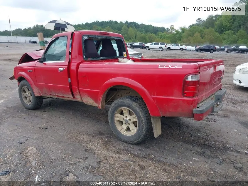 2005 Ford Ranger VIN: 1FTYR10U15PA96575 Lot: 40341752