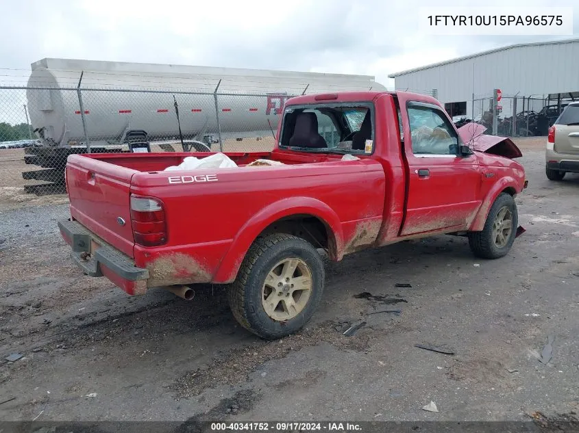 2005 Ford Ranger VIN: 1FTYR10U15PA96575 Lot: 40341752