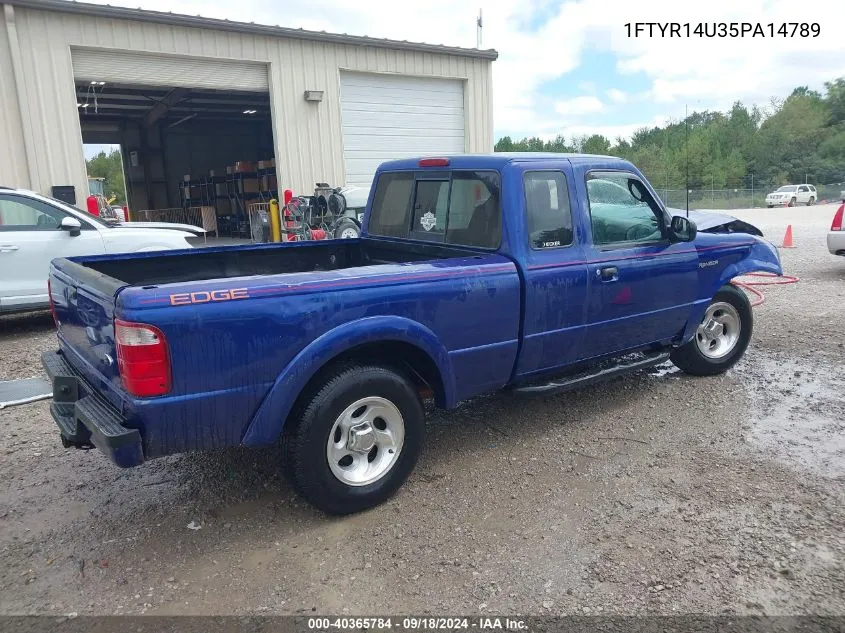 2005 Ford Ranger Edge/Stx/Xl/Xlt VIN: 1FTYR14U35PA14789 Lot: 40365784