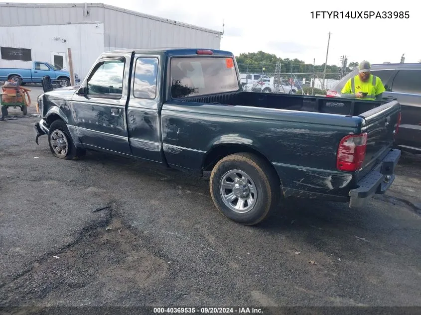 2005 Ford Ranger Edge/Stx/Xl/Xlt VIN: 1FTYR14UX5PA33985 Lot: 40369535