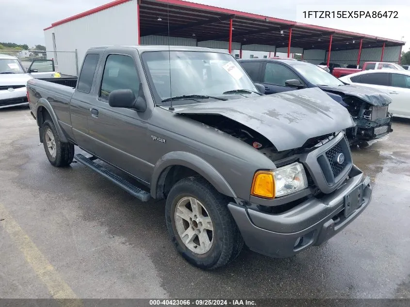 2005 Ford Ranger Edge/Xl/Xlt VIN: 1FTZR15EX5PA86472 Lot: 40423066