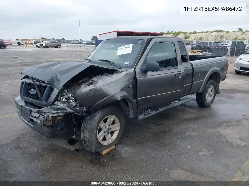 2005 Ford Ranger Edge/Xl/Xlt VIN: 1FTZR15EX5PA86472 Lot: 40423066