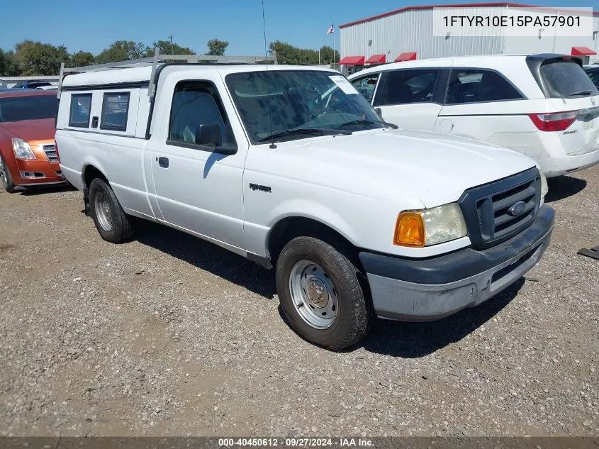 2005 Ford Ranger Xl/Xls VIN: 1FTYR10E15PA57901 Lot: 40450612