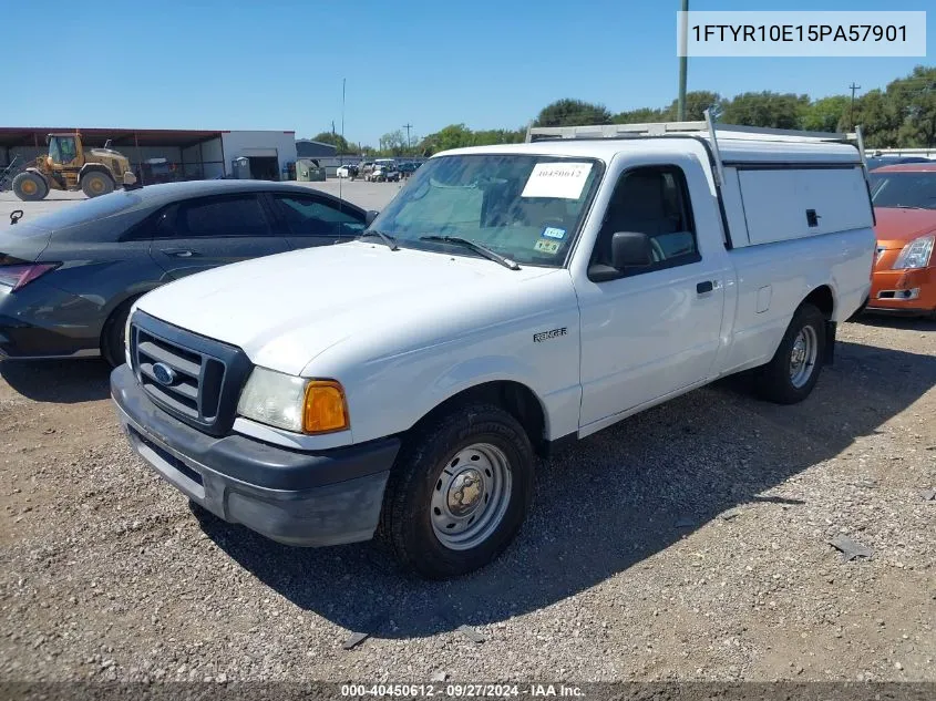 2005 Ford Ranger Xl/Xls VIN: 1FTYR10E15PA57901 Lot: 40450612