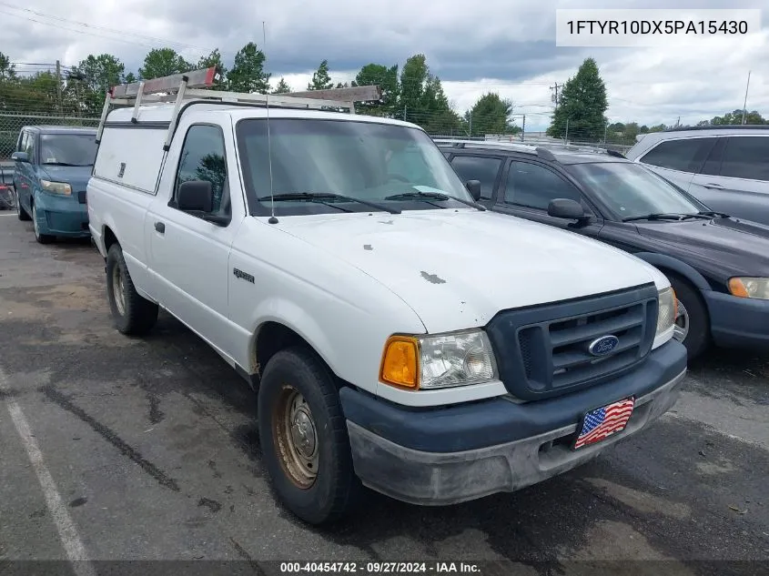 2005 Ford Ranger Xl/Xls/Xlt VIN: 1FTYR10DX5PA15430 Lot: 40454742