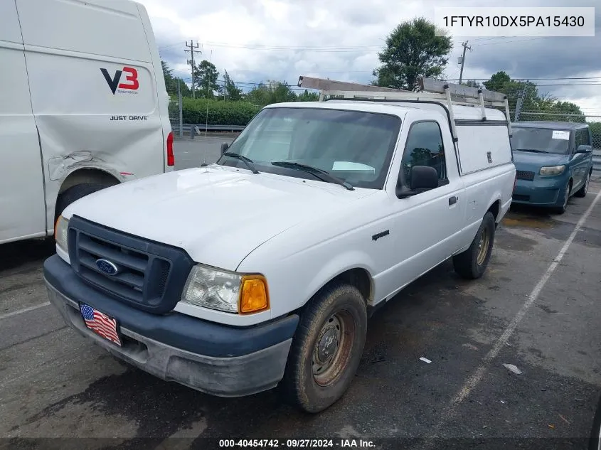 2005 Ford Ranger Xl/Xls/Xlt VIN: 1FTYR10DX5PA15430 Lot: 40454742