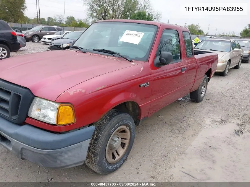 2005 Ford Ranger Super Cab VIN: 1FTYR14U95PA83955 Lot: 40457703