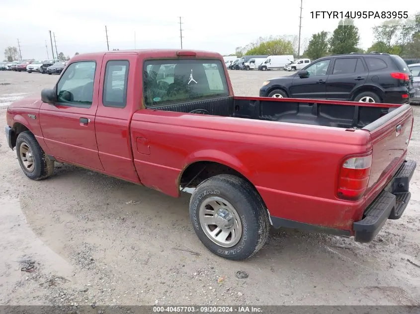 2005 Ford Ranger Super Cab VIN: 1FTYR14U95PA83955 Lot: 40457703