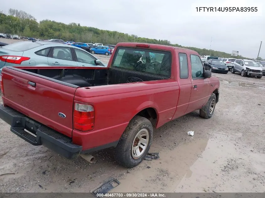 2005 Ford Ranger Super Cab VIN: 1FTYR14U95PA83955 Lot: 40457703