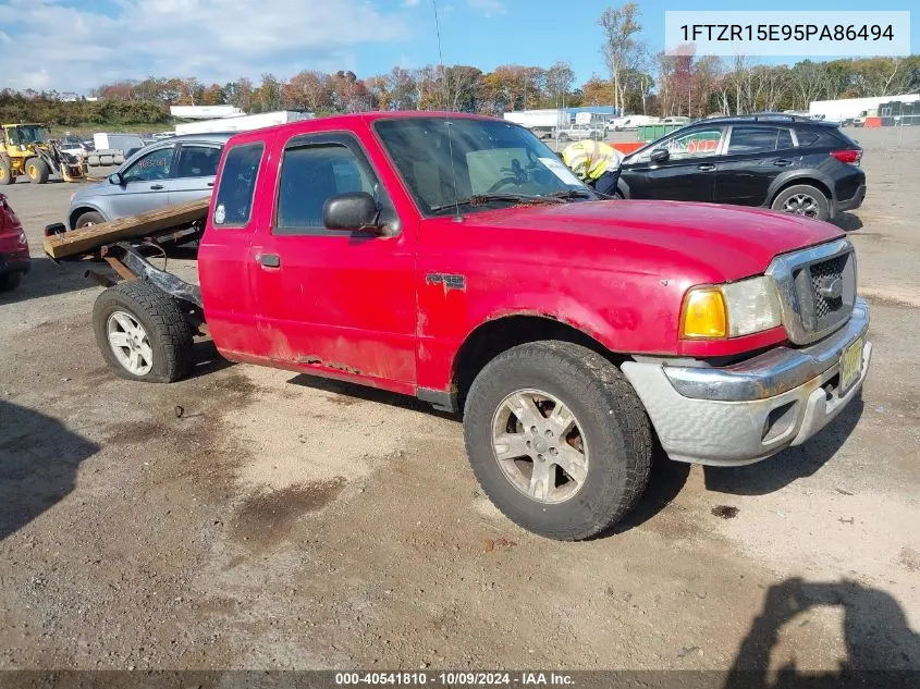 2005 Ford Ranger Edge/Xl/Xlt VIN: 1FTZR15E95PA86494 Lot: 40541810