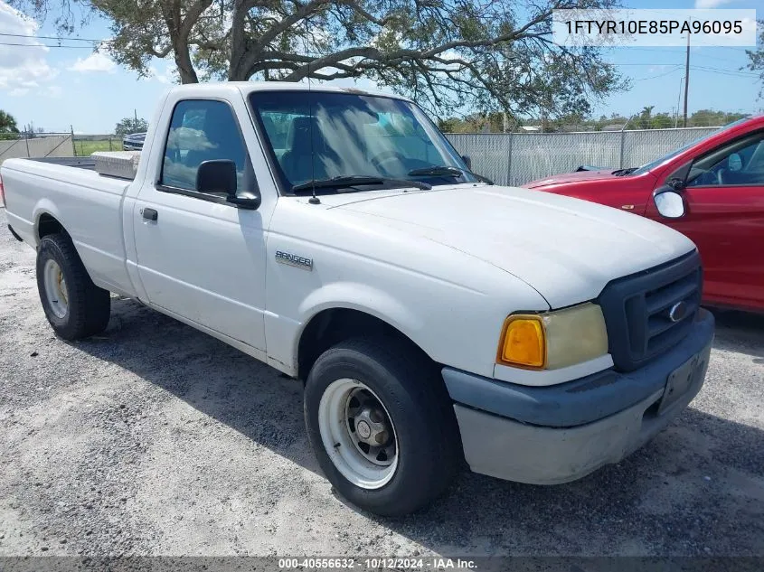 2005 Ford Ranger Xl/Xls VIN: 1FTYR10E85PA96095 Lot: 40556632