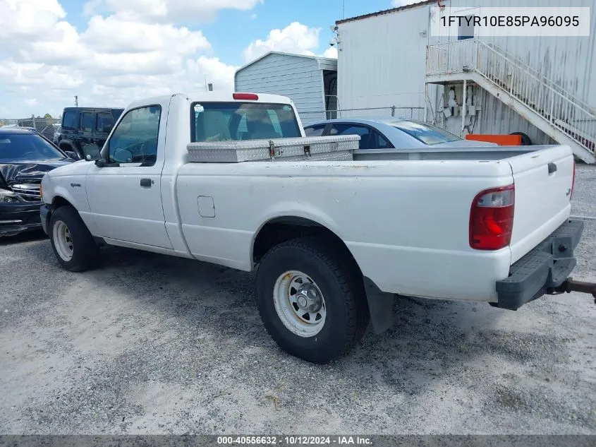 2005 Ford Ranger Xl/Xls VIN: 1FTYR10E85PA96095 Lot: 40556632