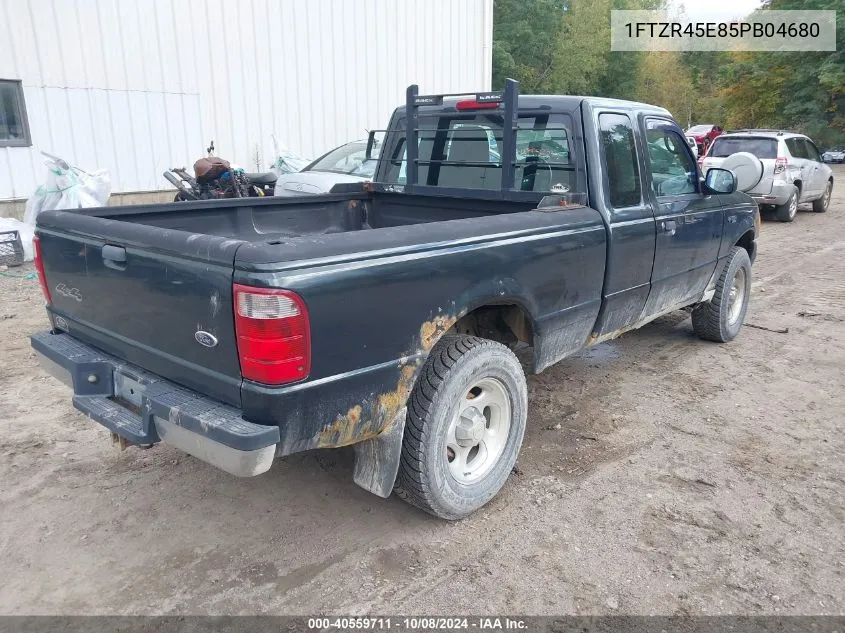 2005 Ford Ranger Edge/Fx4 Level Ii/Fx4 Off-Road/Xlt VIN: 1FTZR45E85PB04680 Lot: 40559711