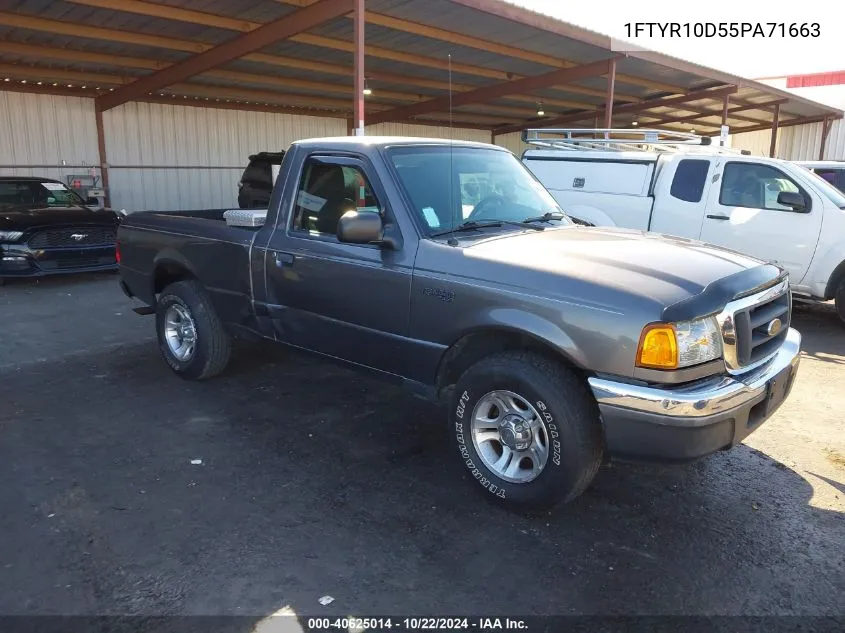 2005 Ford Ranger Xl/Xls/Xlt VIN: 1FTYR10D55PA71663 Lot: 40625014