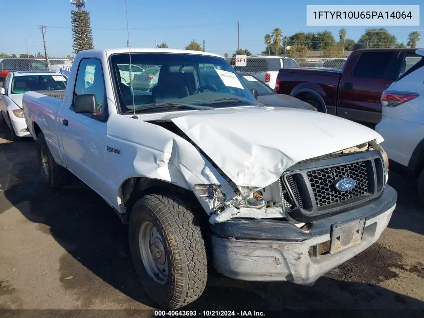 2005 Ford Ranger Edge/Stx/Xl/Xls/Xlt VIN: 1FTYR10U65PA14064 Lot: 40643693