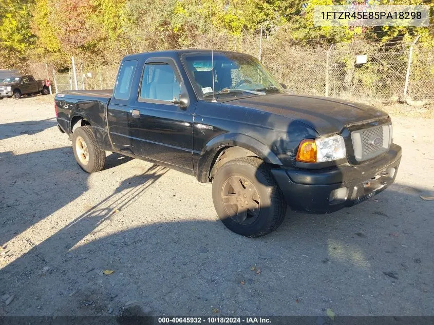 2005 Ford Ranger Edge/Fx4 Level Ii/Fx4 Off-Road/Xlt VIN: 1FTZR45E85PA18298 Lot: 40645932