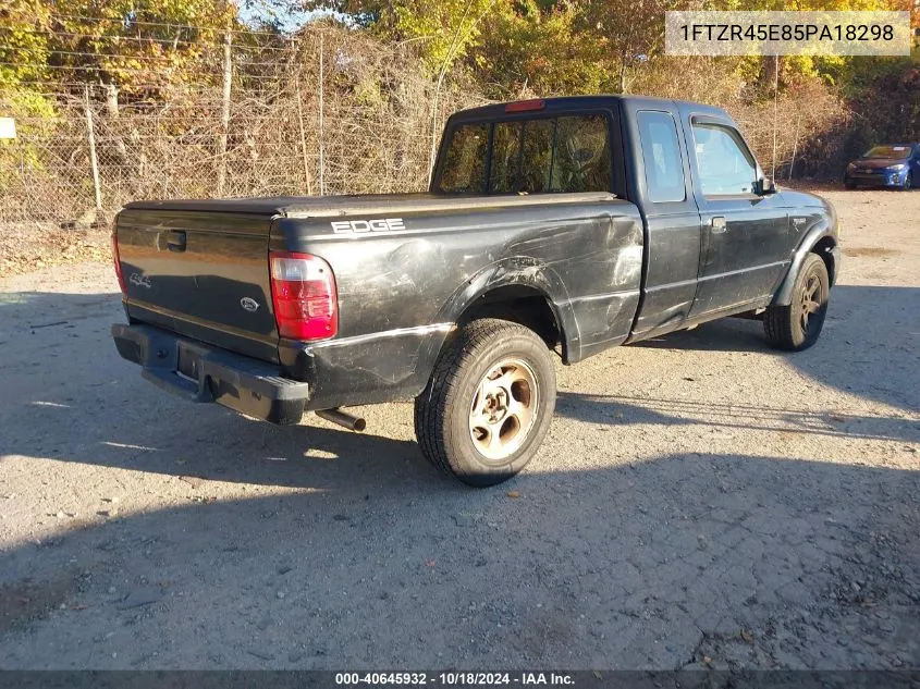 2005 Ford Ranger Edge/Fx4 Level Ii/Fx4 Off-Road/Xlt VIN: 1FTZR45E85PA18298 Lot: 40645932