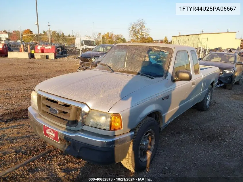 2005 Ford Ranger Edge/Stx/Xlt VIN: 1FTYR44U25PA06667 Lot: 40652878