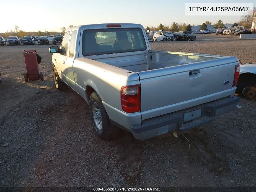 2005 Ford Ranger Edge/Stx/Xlt VIN: 1FTYR44U25PA06667 Lot: 40652878