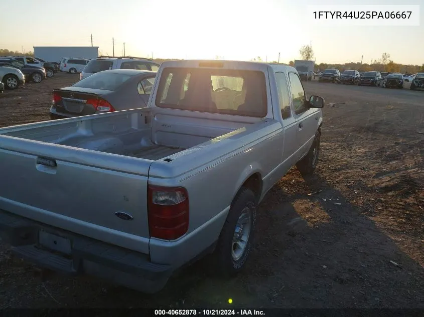 2005 Ford Ranger Edge/Stx/Xlt VIN: 1FTYR44U25PA06667 Lot: 40652878