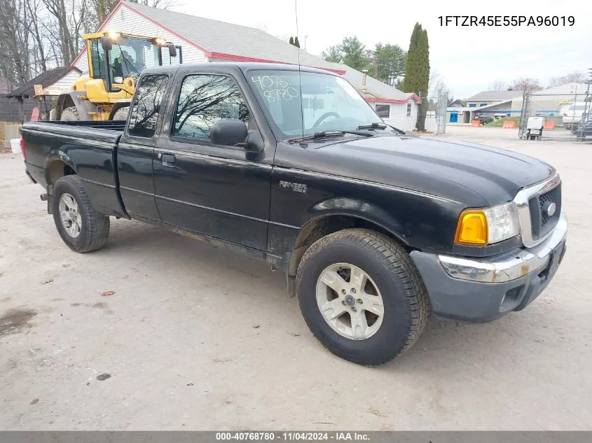 2005 Ford Ranger Edge/Fx4 Level Ii/Fx4 Off-Road/Xlt VIN: 1FTZR45E55PA96019 Lot: 40768780