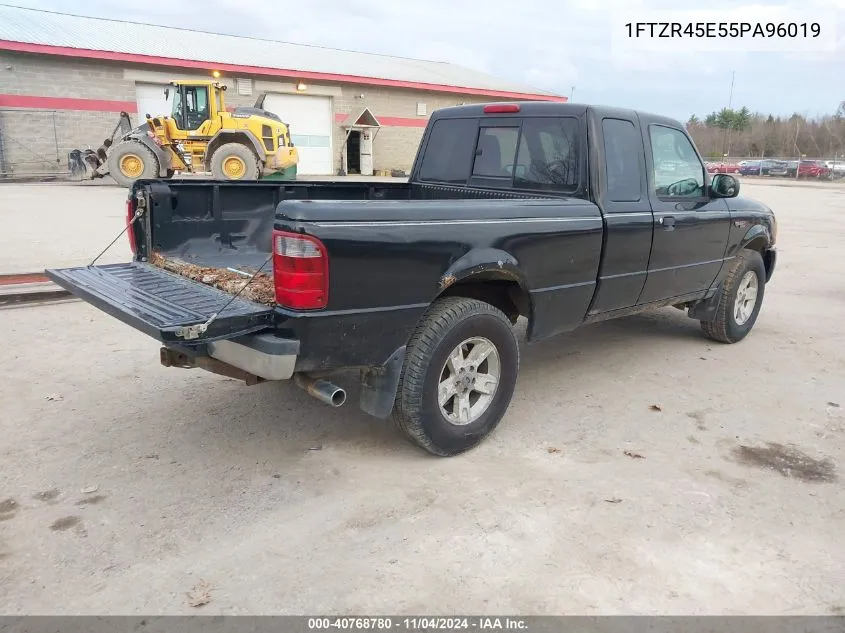 2005 Ford Ranger Edge/Fx4 Level Ii/Fx4 Off-Road/Xlt VIN: 1FTZR45E55PA96019 Lot: 40768780