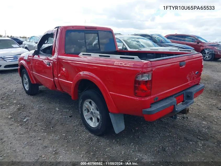 2005 Ford Ranger Edge/Stx/Xl/Xls/Xlt VIN: 1FTYR10U65PA65533 Lot: 40790582