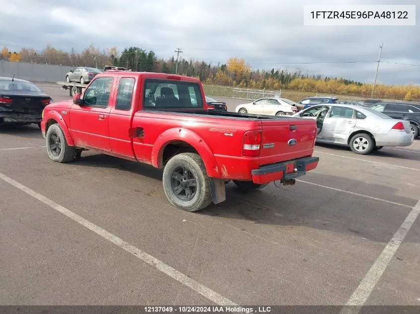 2006 Ford Ranger Super Cab VIN: 1FTZR45E96PA48122 Lot: 12137049