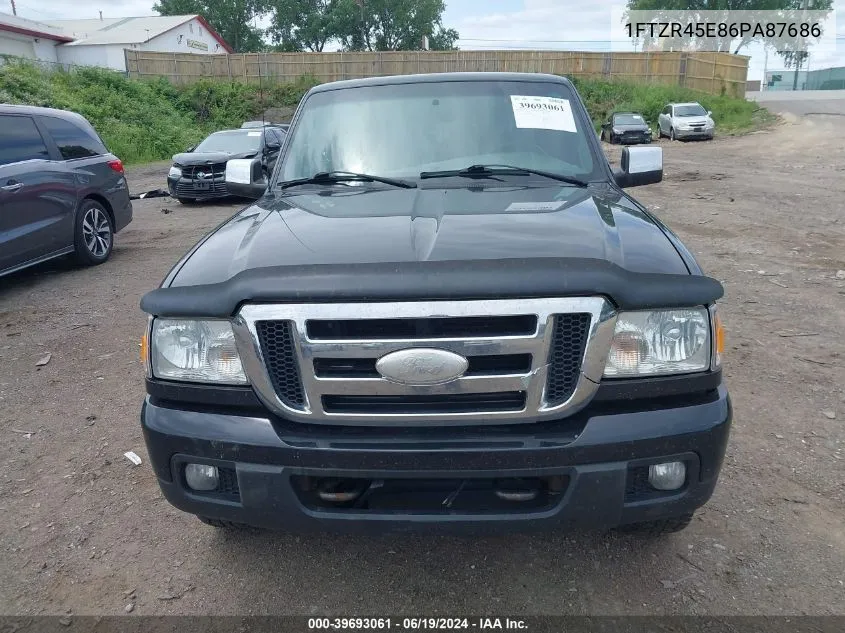 1FTZR45E86PA87686 2006 Ford Ranger Super Cab