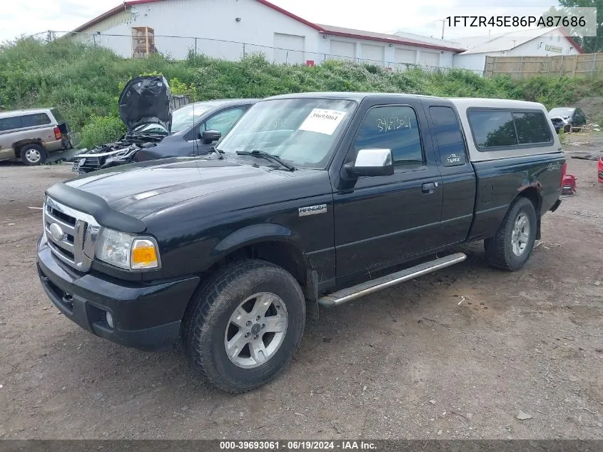 2006 Ford Ranger Super Cab VIN: 1FTZR45E86PA87686 Lot: 39693061