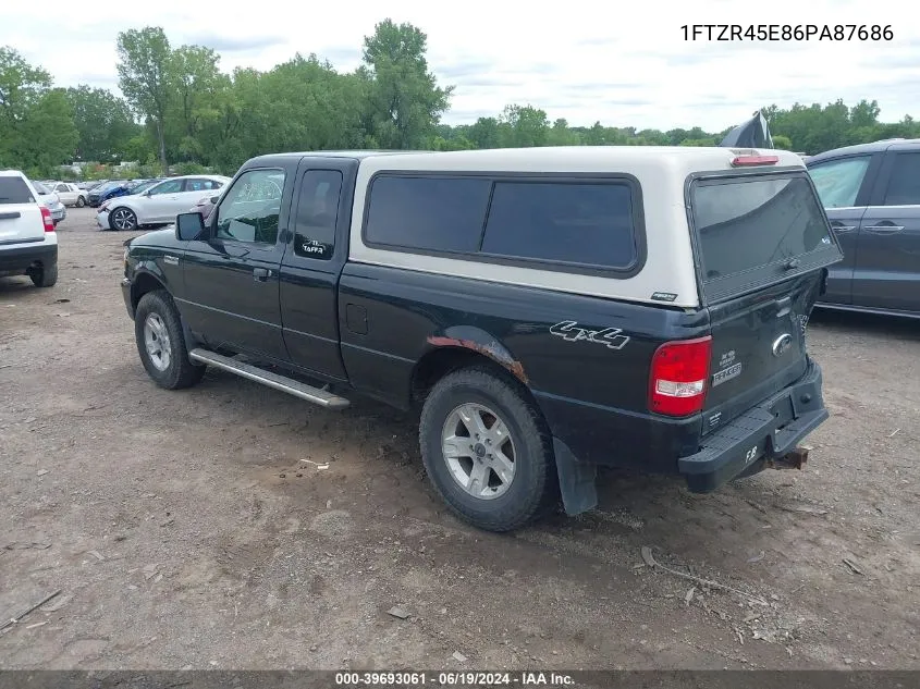 2006 Ford Ranger Super Cab VIN: 1FTZR45E86PA87686 Lot: 39693061