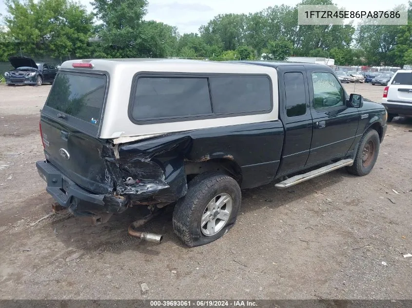 2006 Ford Ranger Super Cab VIN: 1FTZR45E86PA87686 Lot: 39693061