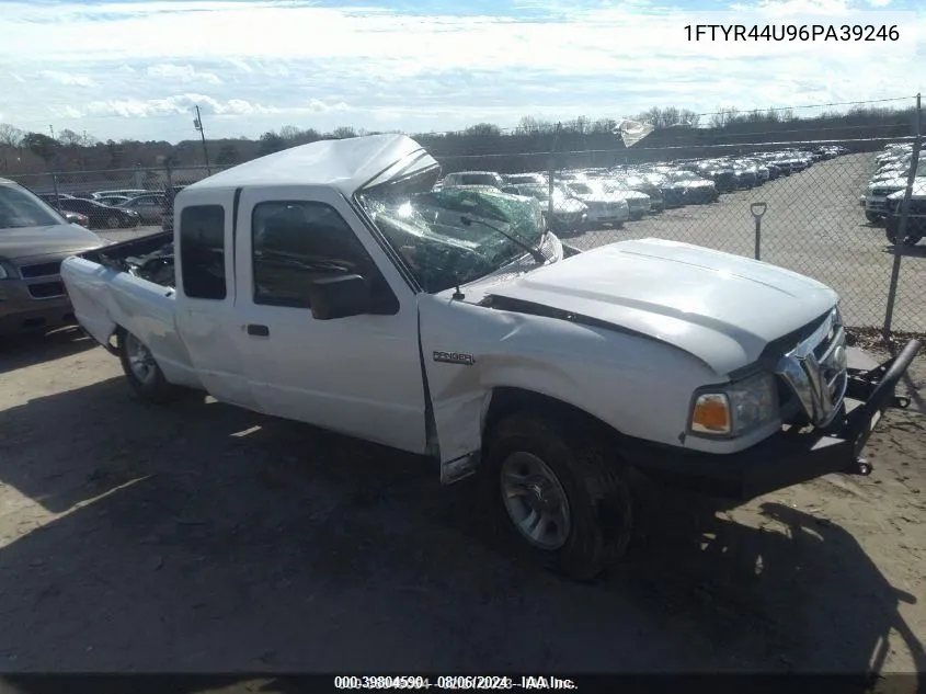 2006 Ford Ranger Sport/Stx/Xlt VIN: 1FTYR44U96PA39246 Lot: 39804590