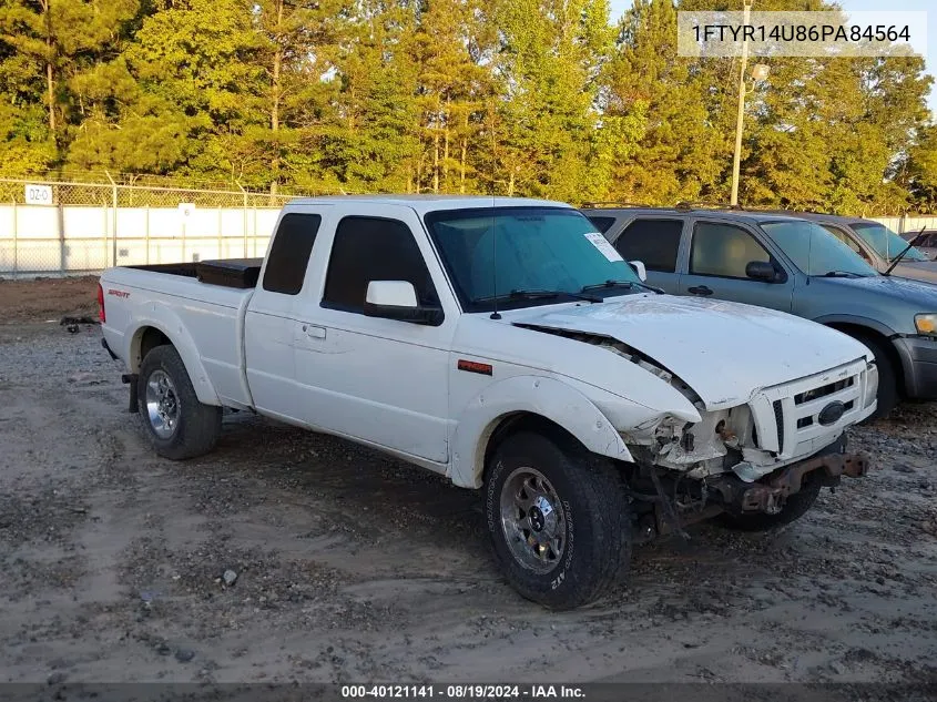 2006 Ford Ranger Sport/Stx/Xl/Xlt VIN: 1FTYR14U86PA84564 Lot: 40121141