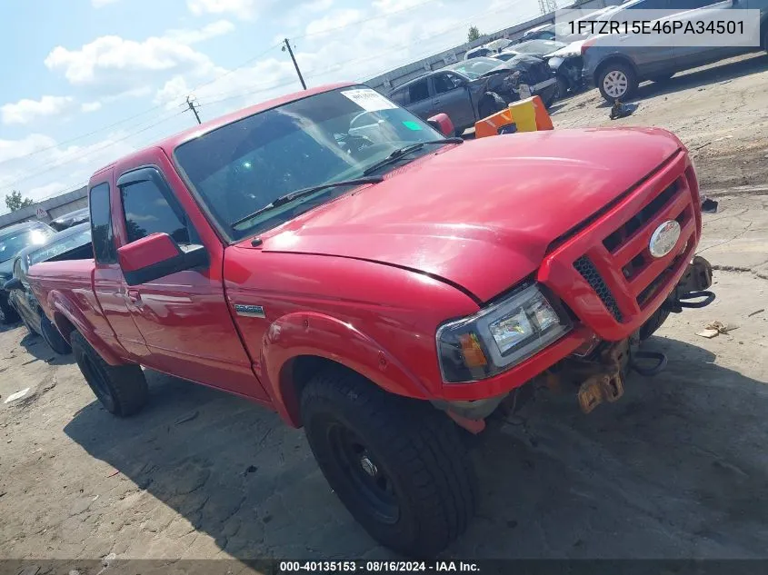 2006 Ford Ranger Fx4 Off-Road/Sport/Xl/Xlt VIN: 1FTZR15E46PA34501 Lot: 40135153