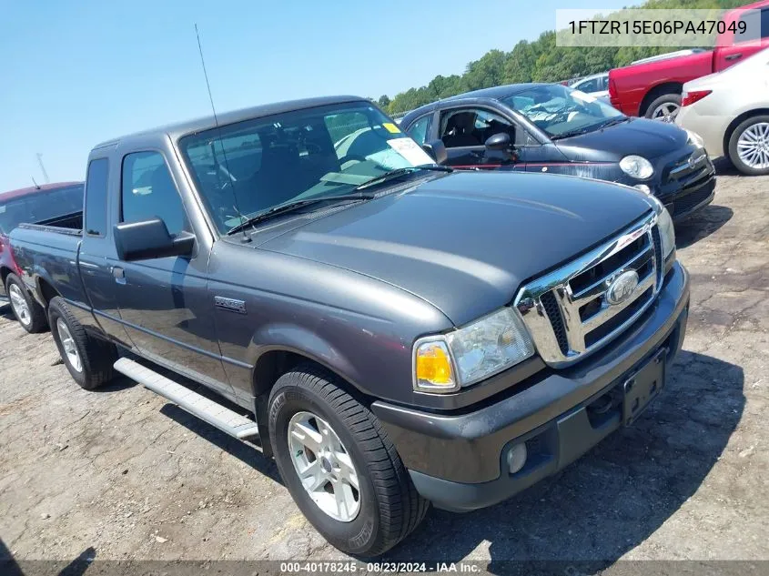 2006 Ford Ranger Fx4 Off-Road/Sport/Xl/Xlt VIN: 1FTZR15E06PA47049 Lot: 40178245