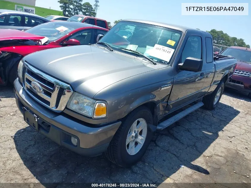 2006 Ford Ranger Fx4 Off-Road/Sport/Xl/Xlt VIN: 1FTZR15E06PA47049 Lot: 40178245